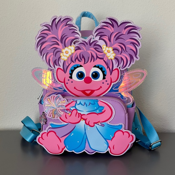 NWT Loungefly Sesame Street Abby Cadabby Cosplay Backpack and Wallet Set main image 14